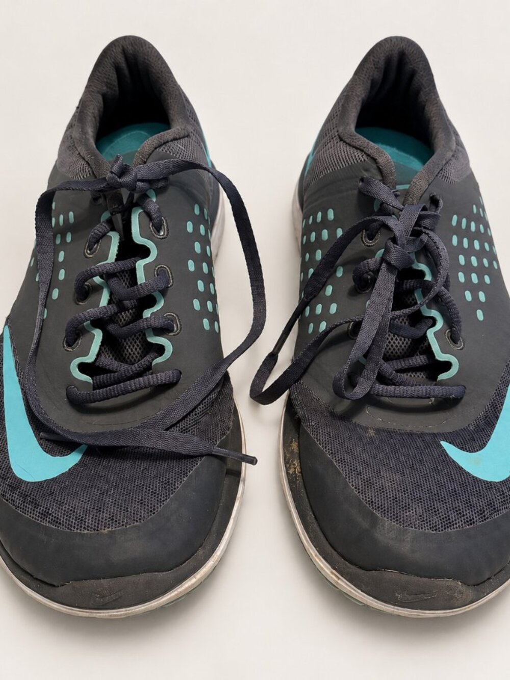 Nike FS Lite Run 2 Gray Aqua Running Shoes Women's 7